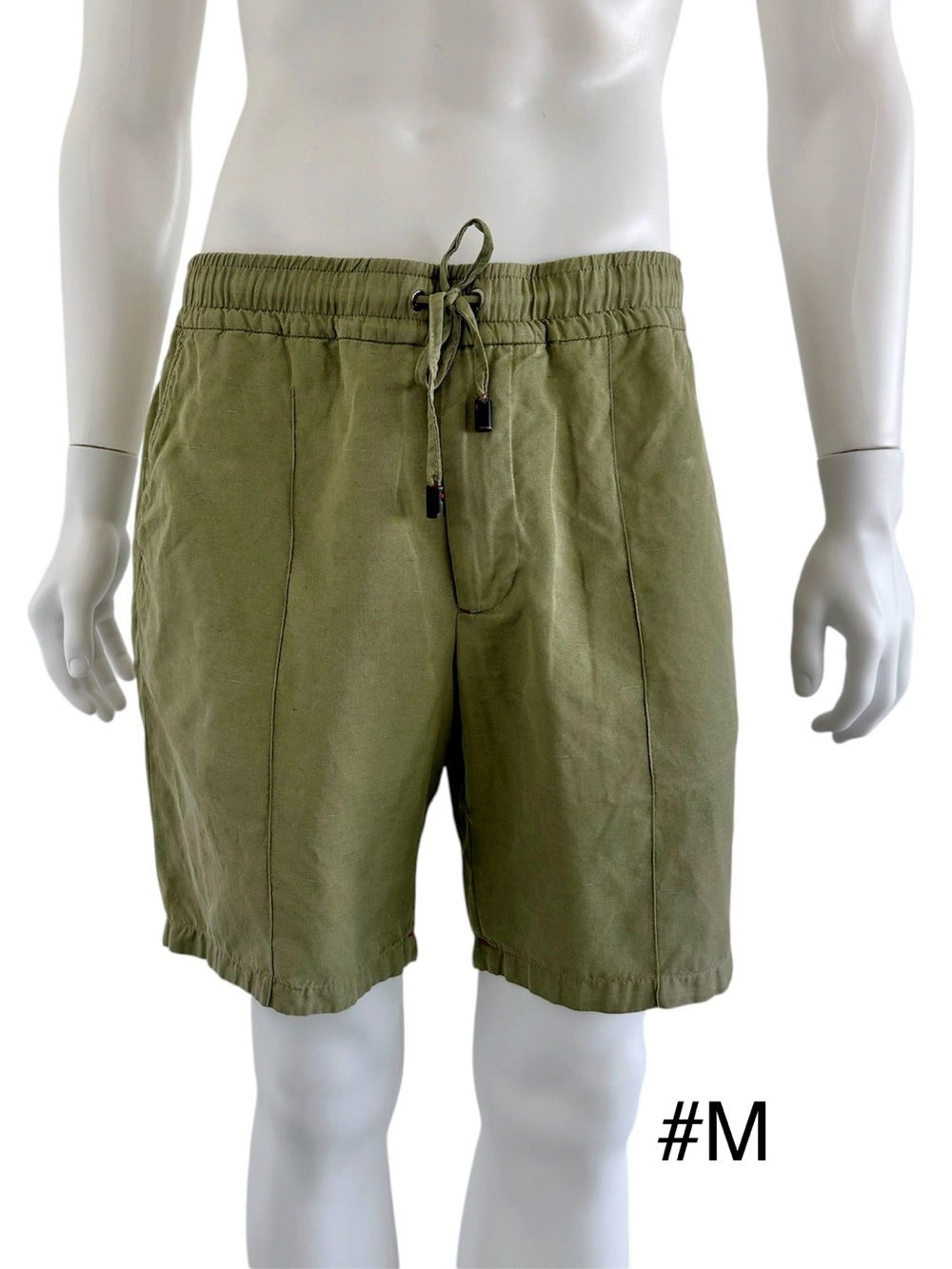 Isaia Drawstring Shorts - Picture 1 of 9